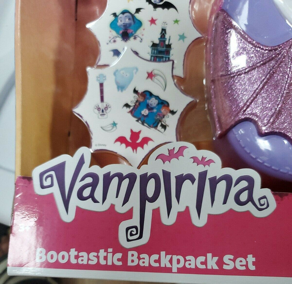 Disney Junior Vampirina Bootastic 5-piece backpack accessory set in retail box