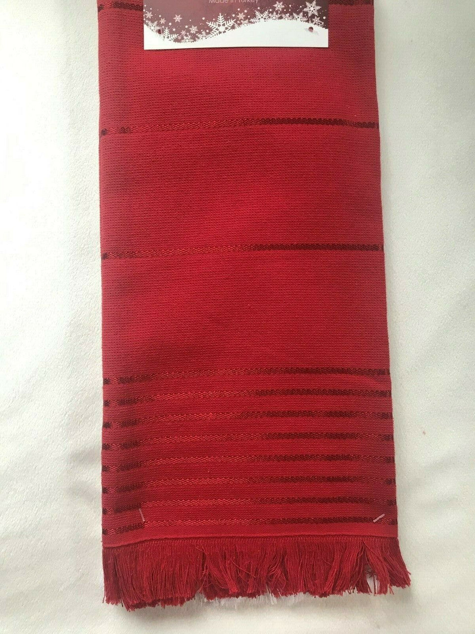 Ladinne Kitchen Towels Set of2 Oversized 20" x 30" 100% Turkish Cotton Christmas