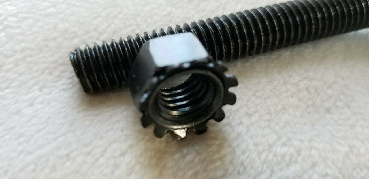3/8" x 3" Black Carriage Bolt & Nut Lot of 25 screws heavy duty galvanized