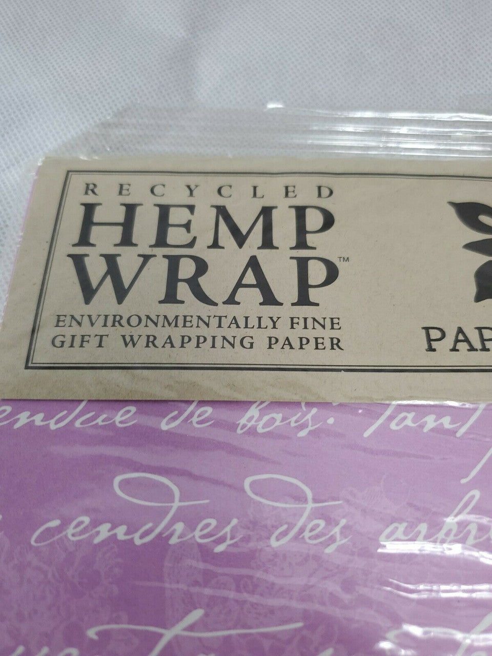 Recycled Flax Wrap Paper Gift Wrap 24×36 sheets(2) Surprise by PAPoRGANIC