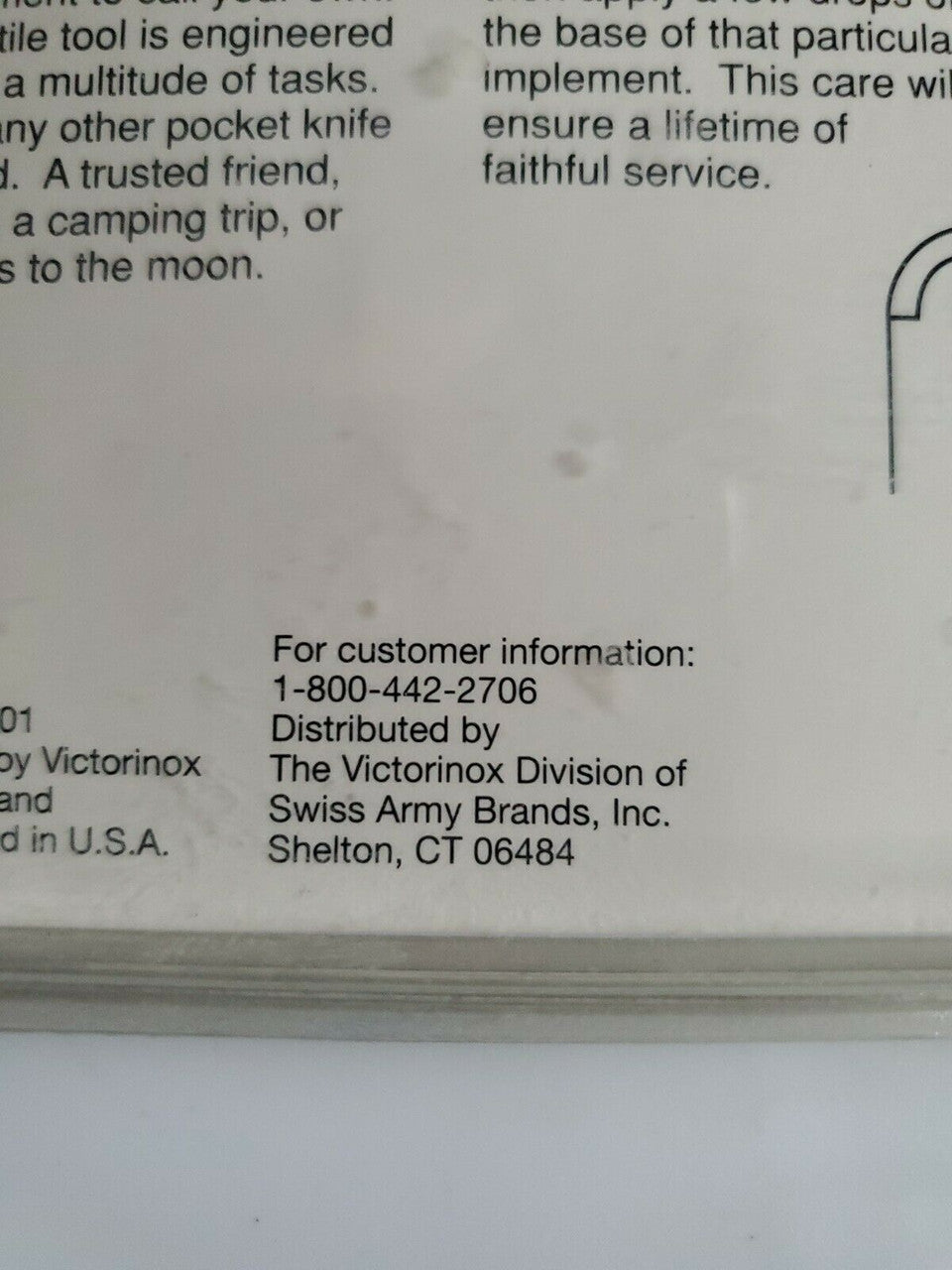 Original Victorinox "Adventurer" Swiss Army Knife Slide-Locking Model