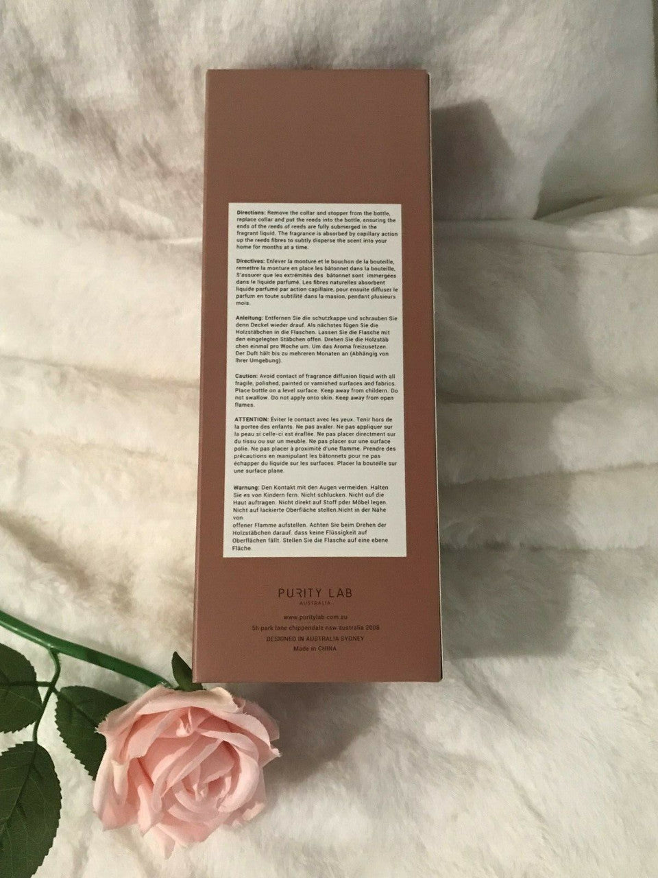 Purity Lab Salted Caramel Reed Diffuser 100 ML / 3.4 oz