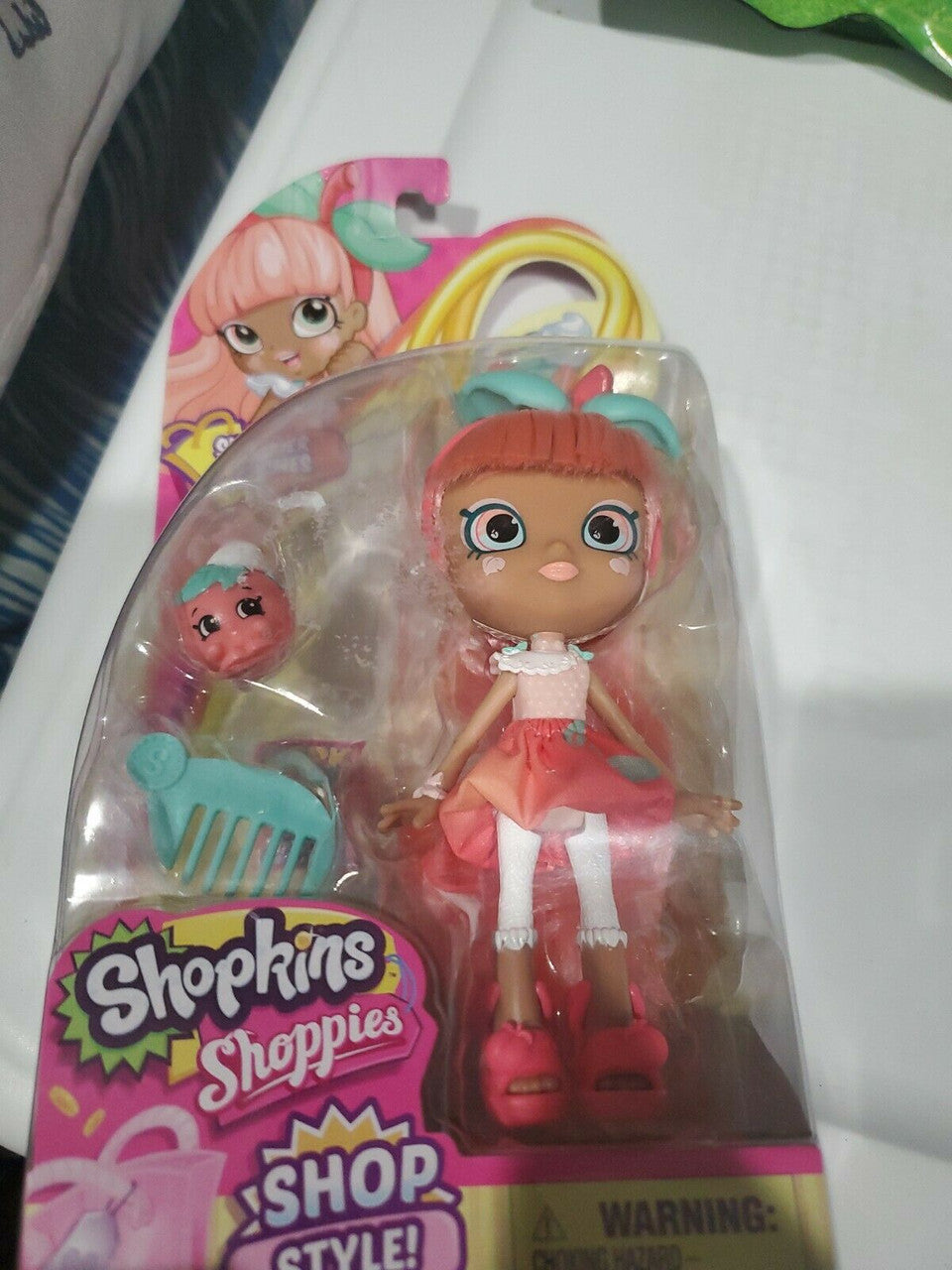 Shopkins Summer Peaches Shop Style Shoppie Doll Discontinued