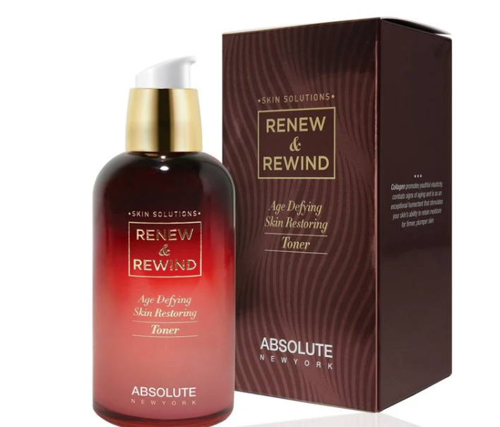 Renew & Rewind Age Defying Skin Restoring TONER Absolute New York 4.4 fl oz