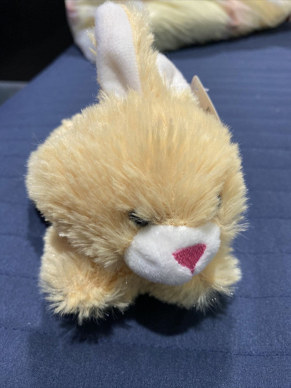 Small Stuffed Beige Bunny