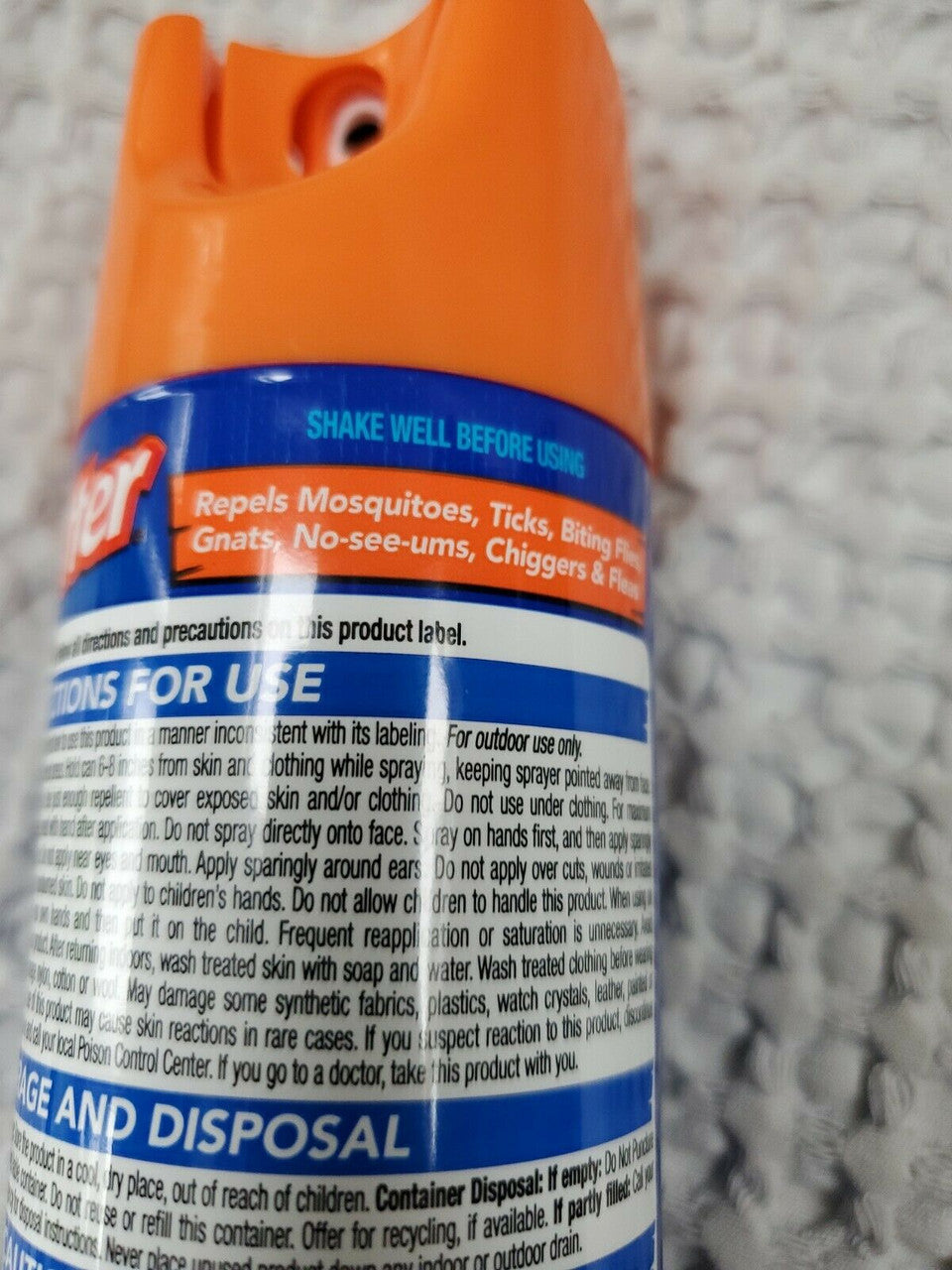 Cutter Unscented INSECT REPELLENT SPRAY Mosquitoes Flying Biting Bugs 6 oz 51020