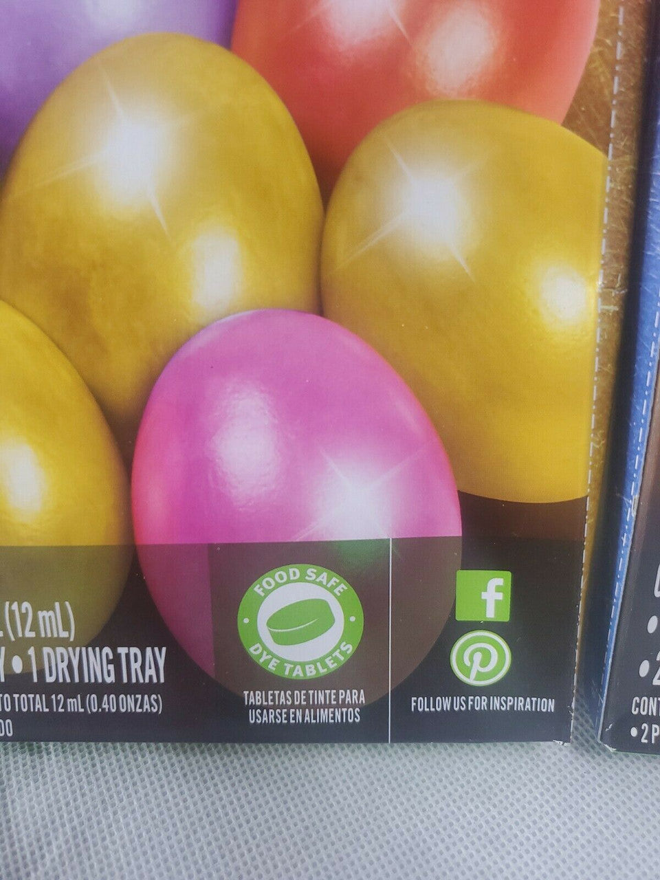 Easter Egg Decorating Kit Lot of 2 packages Golden Shimmer PAAS & Creatology