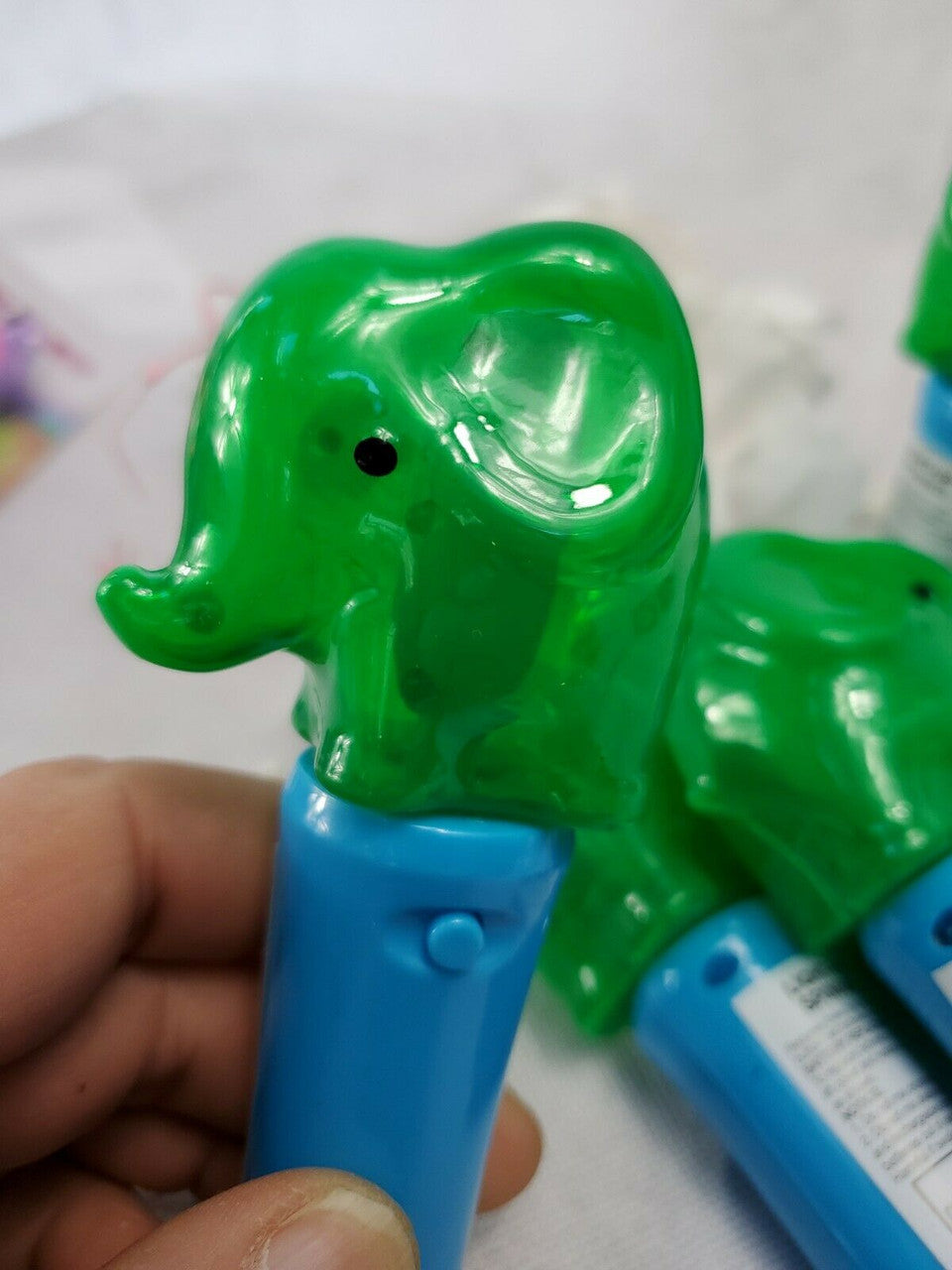 CoolLite Light Up Spinner Toy Elephant Battery OP Hand Held 3+ Lot of 6