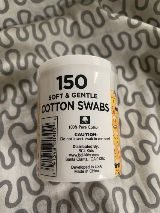 150 soft and gentle cotton swabs