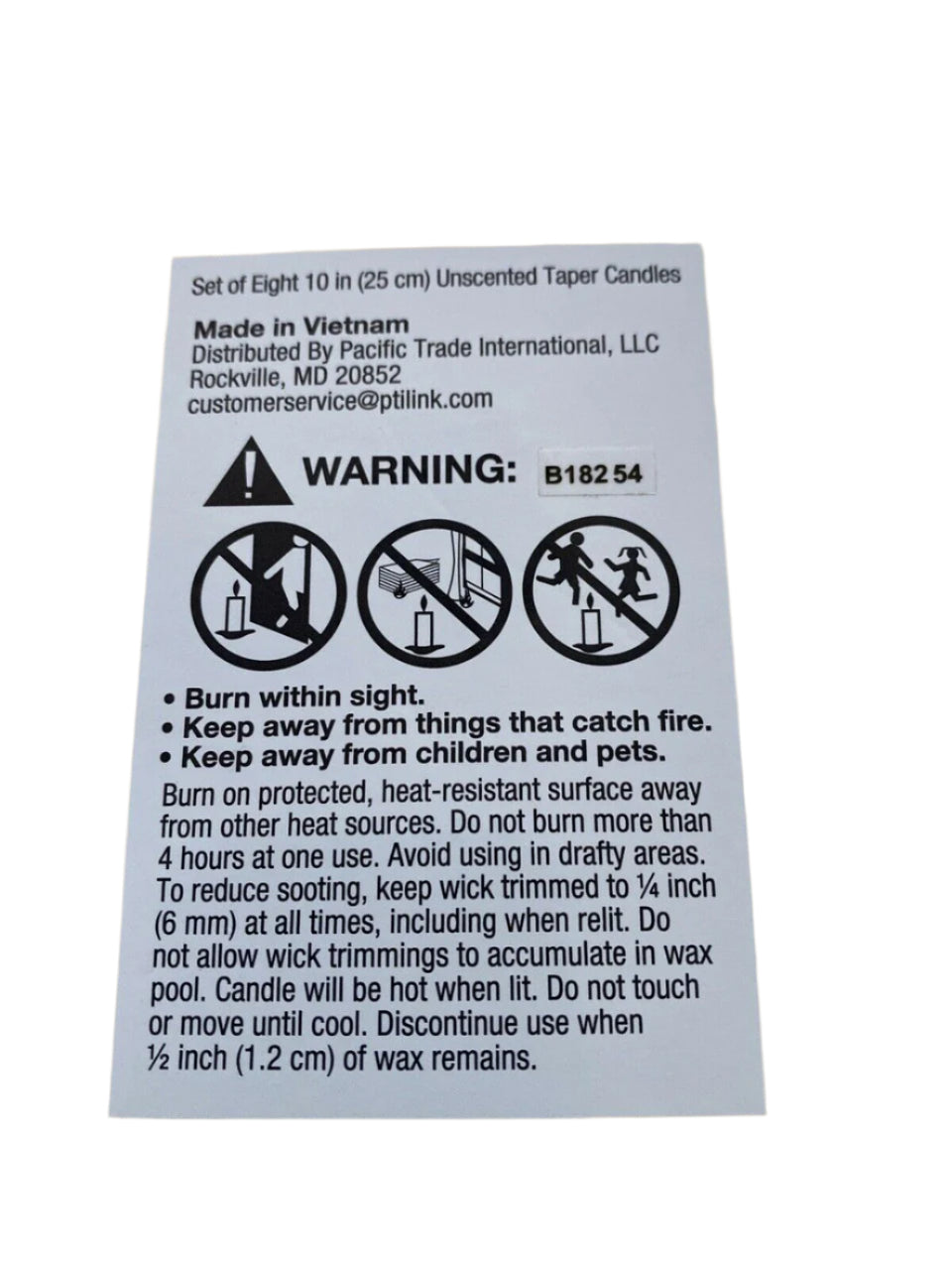 Set of 8 textured gold taper candles in original packaging, ideal for elegant dinner settings, events, or holiday decor.