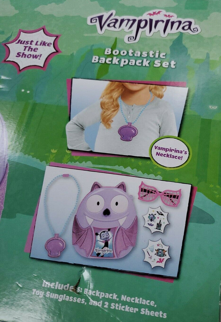 Disney Junior Vampirina Bootastic 5-piece backpack accessory set in retail box