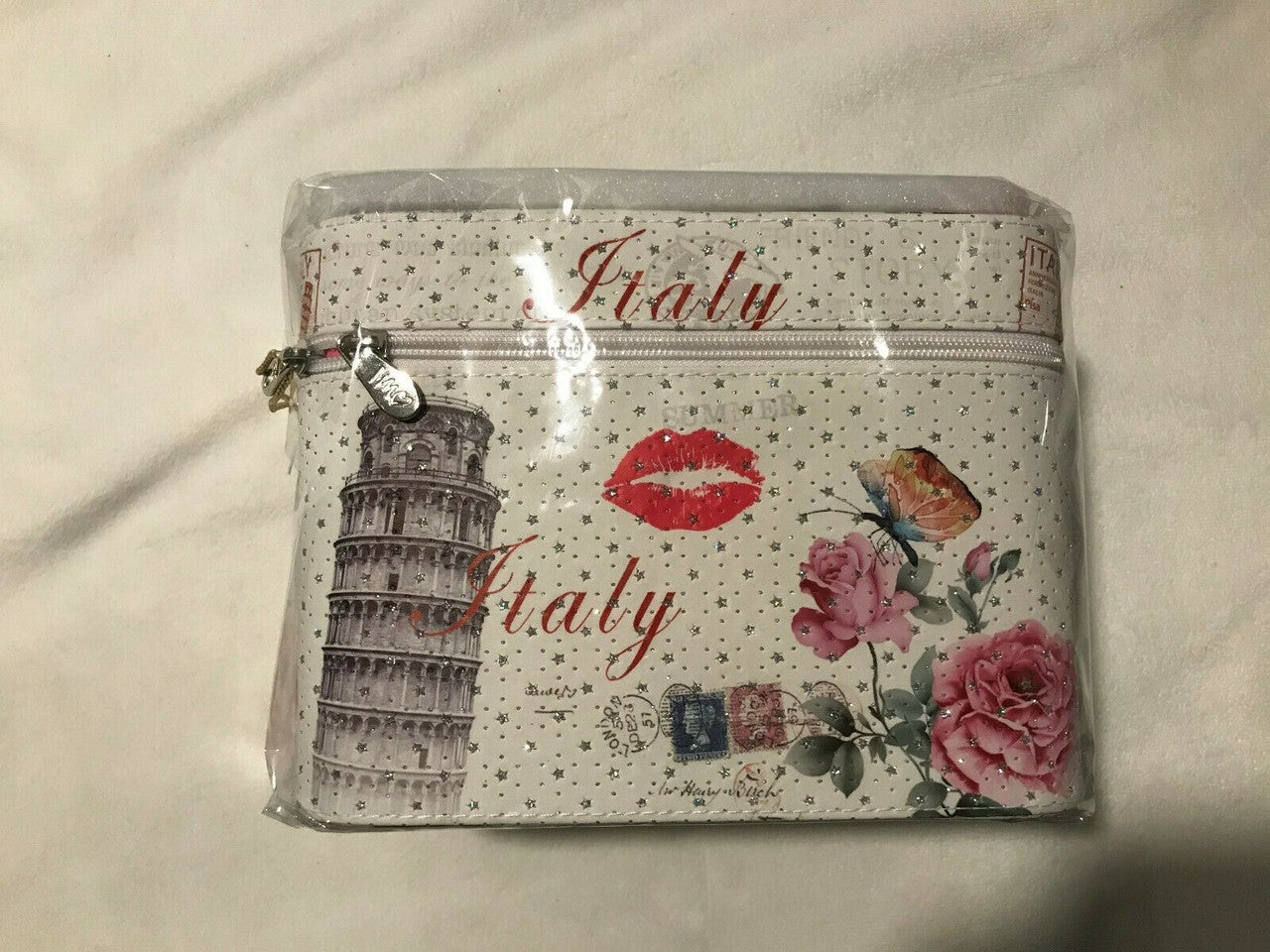 ImoShionUSA Accessories Italy Designed Cosmetic Everyday Train Case Large