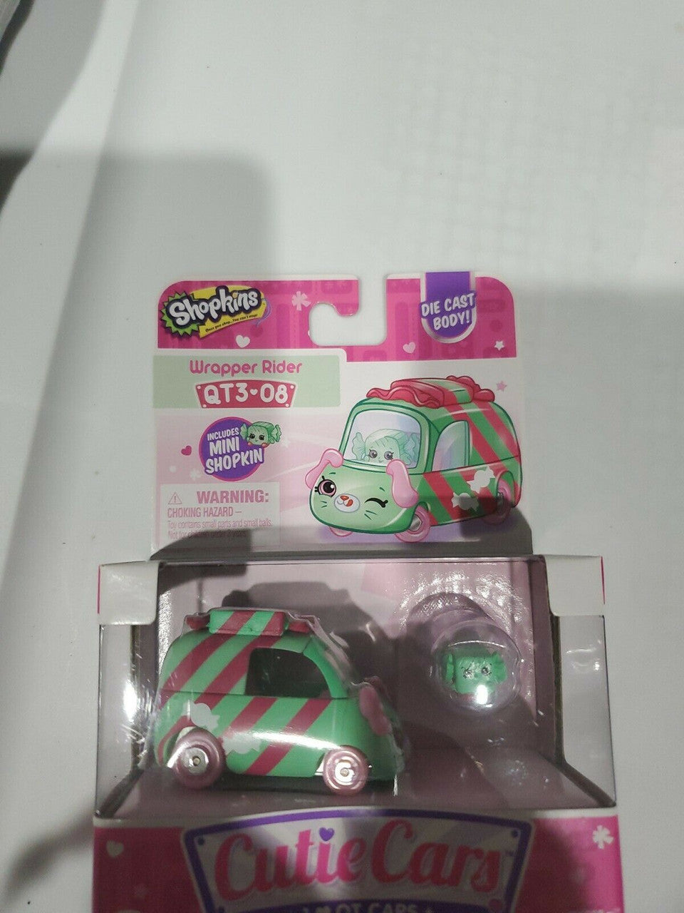 Shopkins Cutie Cars QT3-08 Wrapper Rider Series 3