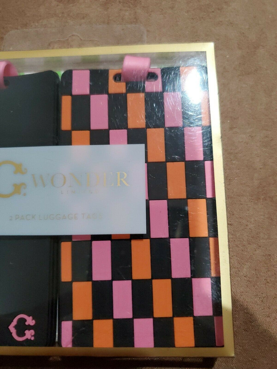 C WONDER 2 Pack of Luggage Travel Tags Pair
