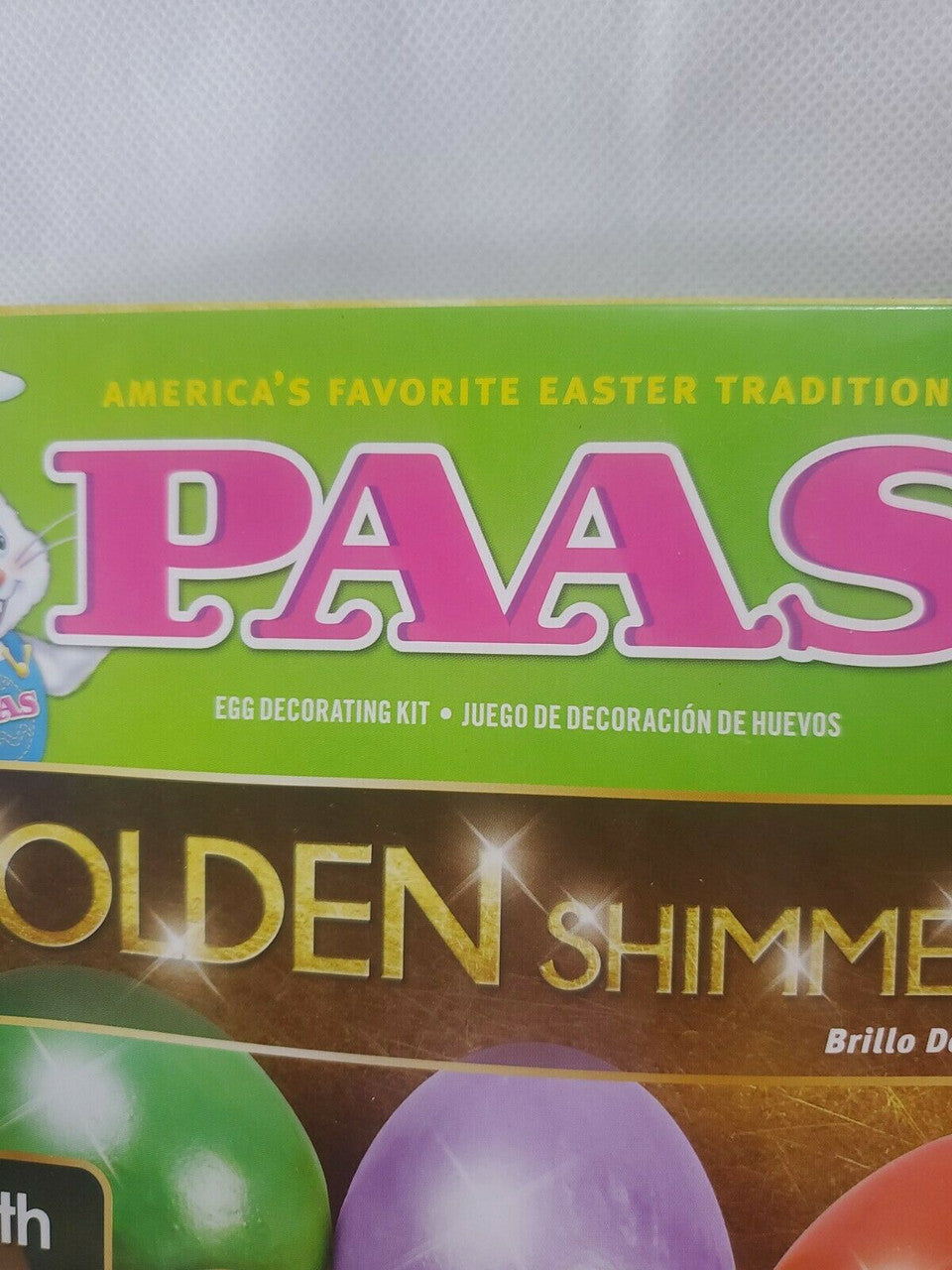 Easter Egg Decorating Kit Lot of 2 packages Golden Shimmer PAAS & Creatology