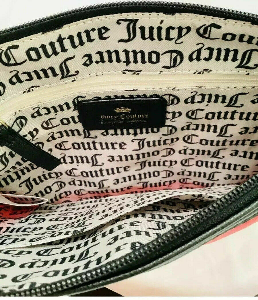 Juicy Couture Women Gothic Quilting Large Crossbody Bag Silver