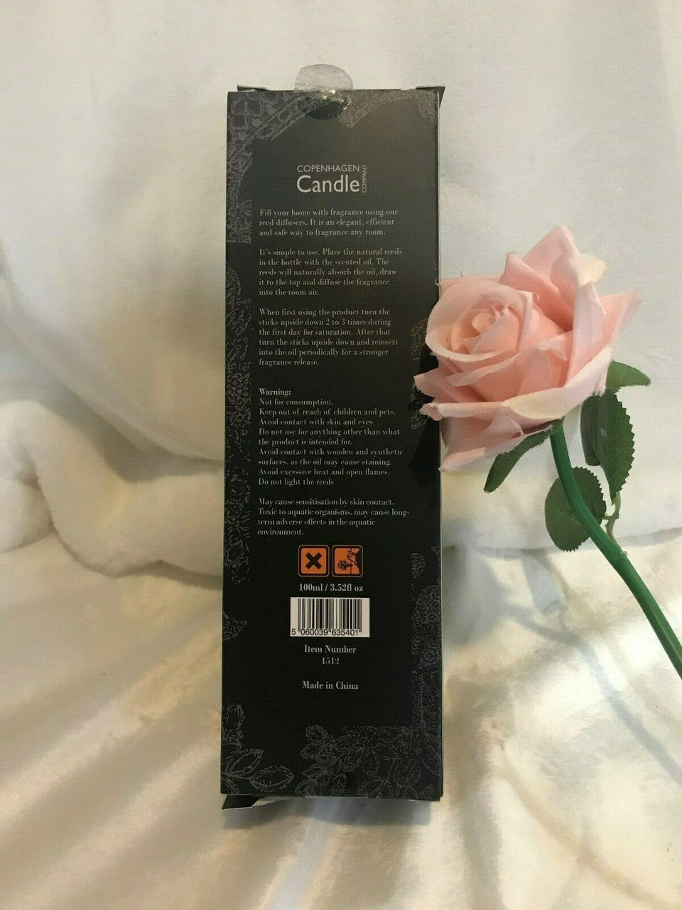 Copenhagen Candle Company Papaya Fragranced Reed Diffuser 100mL 3.52 fl oz.