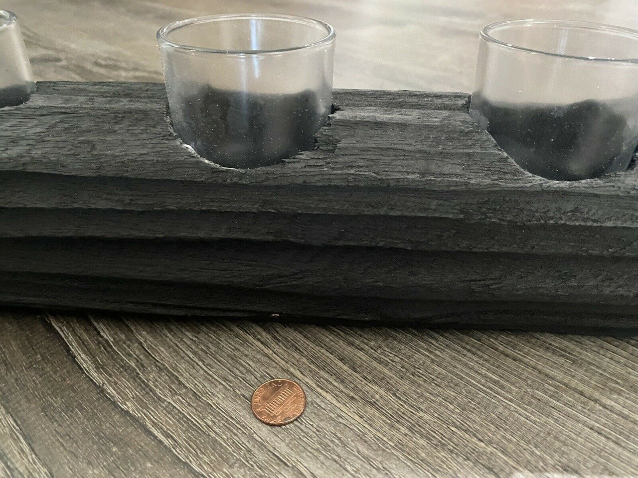 SAGEBROOK HOME 23" Wood Tea Light Holder (5 tea lights)