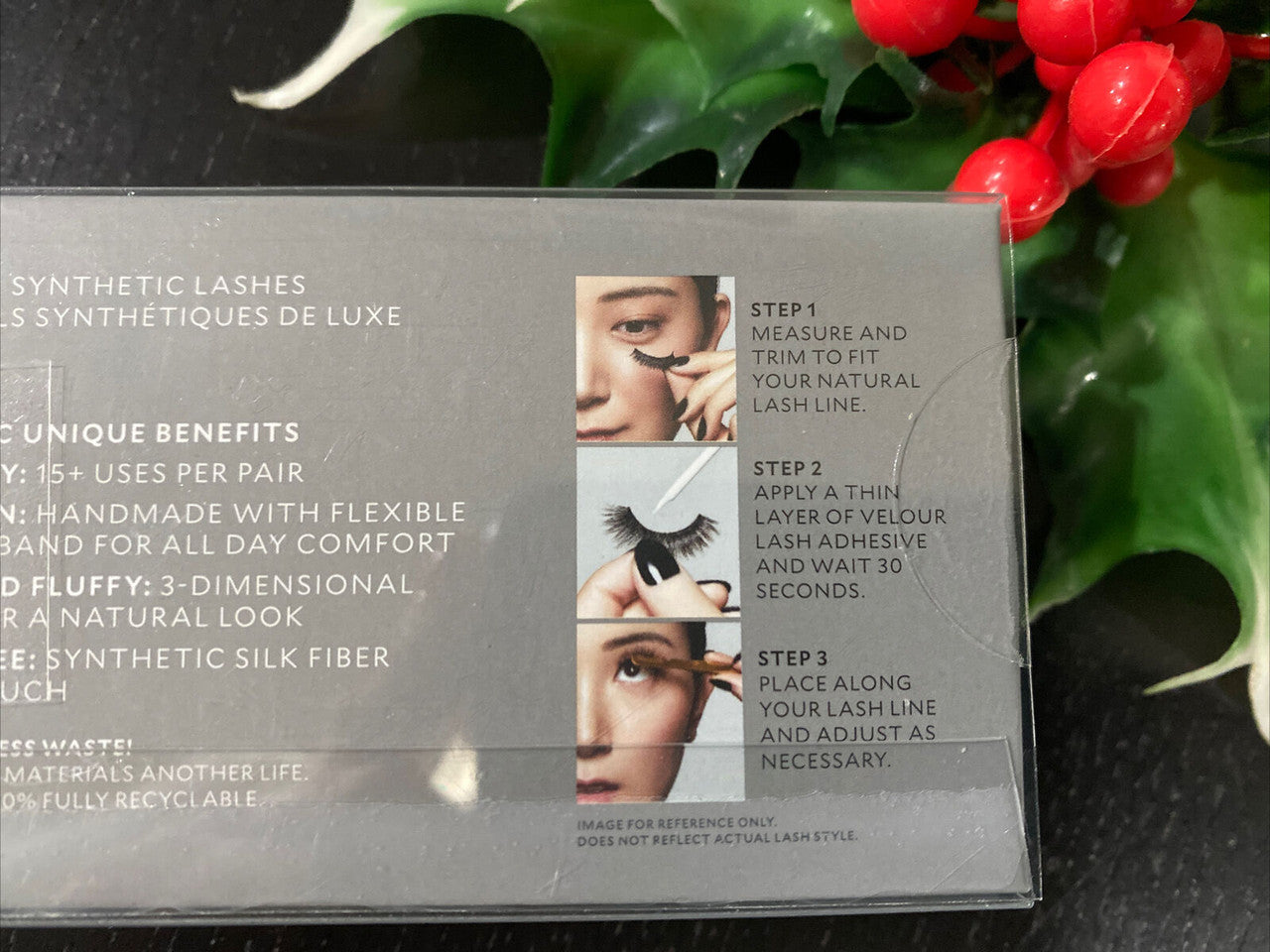 Velour Lashes 1 Pair 3-Dimensional  FLUFF N THICK Synthetic Premium