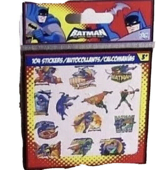 Batman Sticker Pack Set 104 Stickers