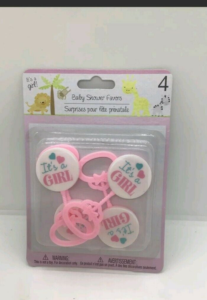 Baby Shower Favors - It’s A Girl - Set Of 4