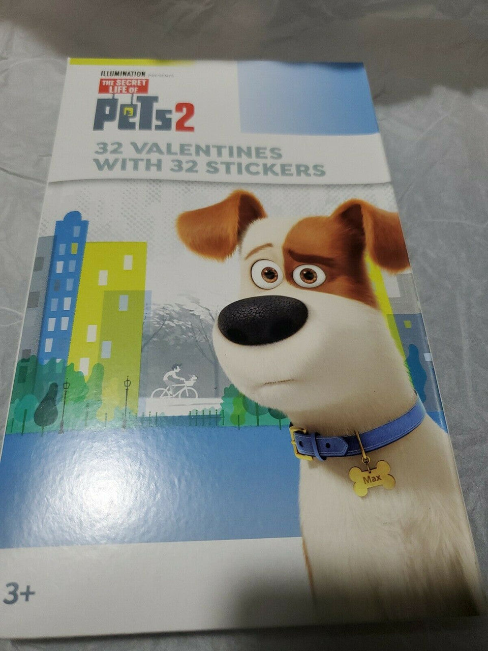 The Secret Life PETS 2  32 Count Valentines Cards With stickers