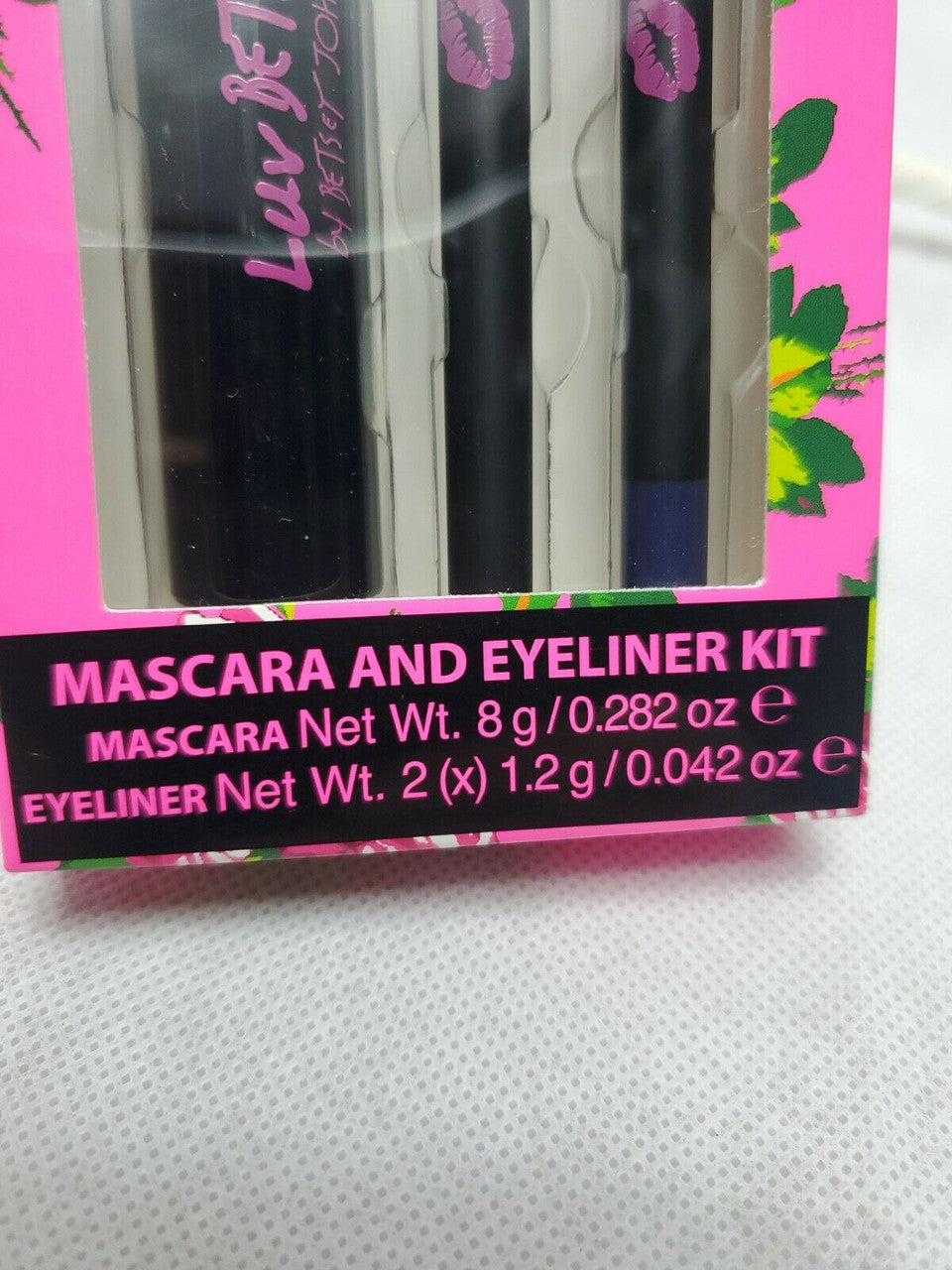 Luv Betsey by Betsey Johnson Black Mascara & Eyeliner Duo Kit 100% Vegan