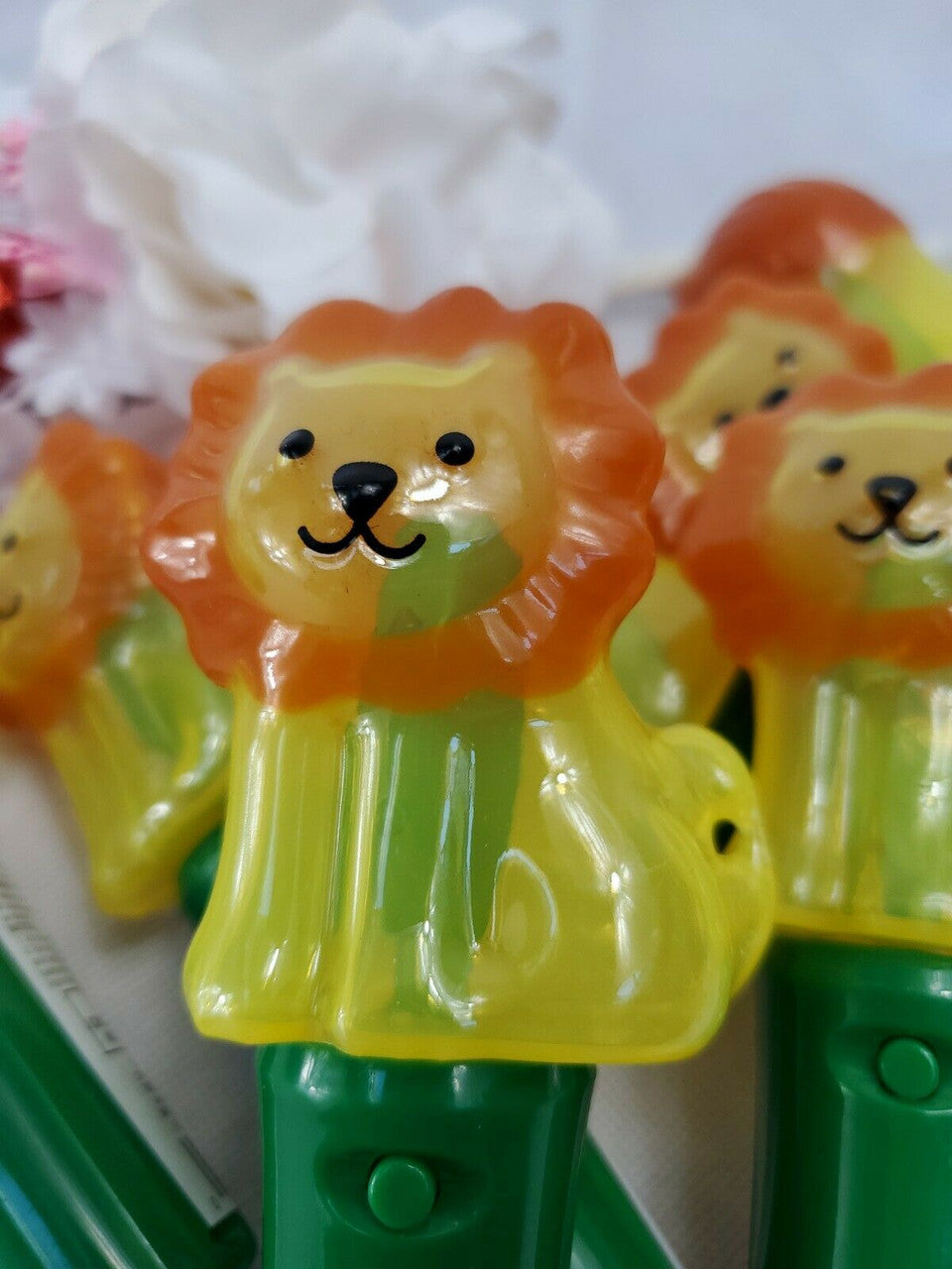 CoolLite Light Up Spinner Toy Lion  Battery OP Hand Held 3+ Lot of 7