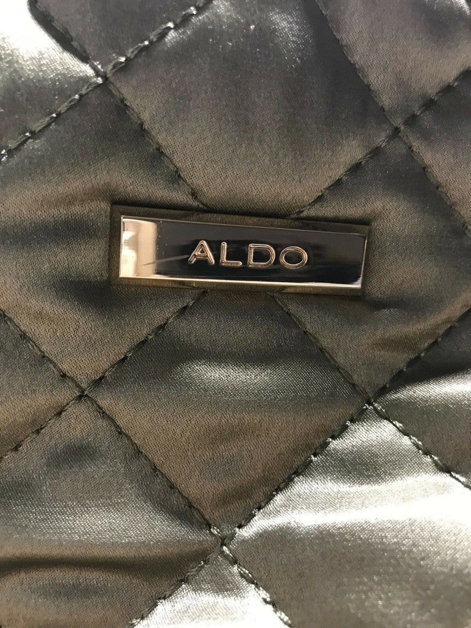 ALDO backpack satin olive green Good for school / travel / shopping