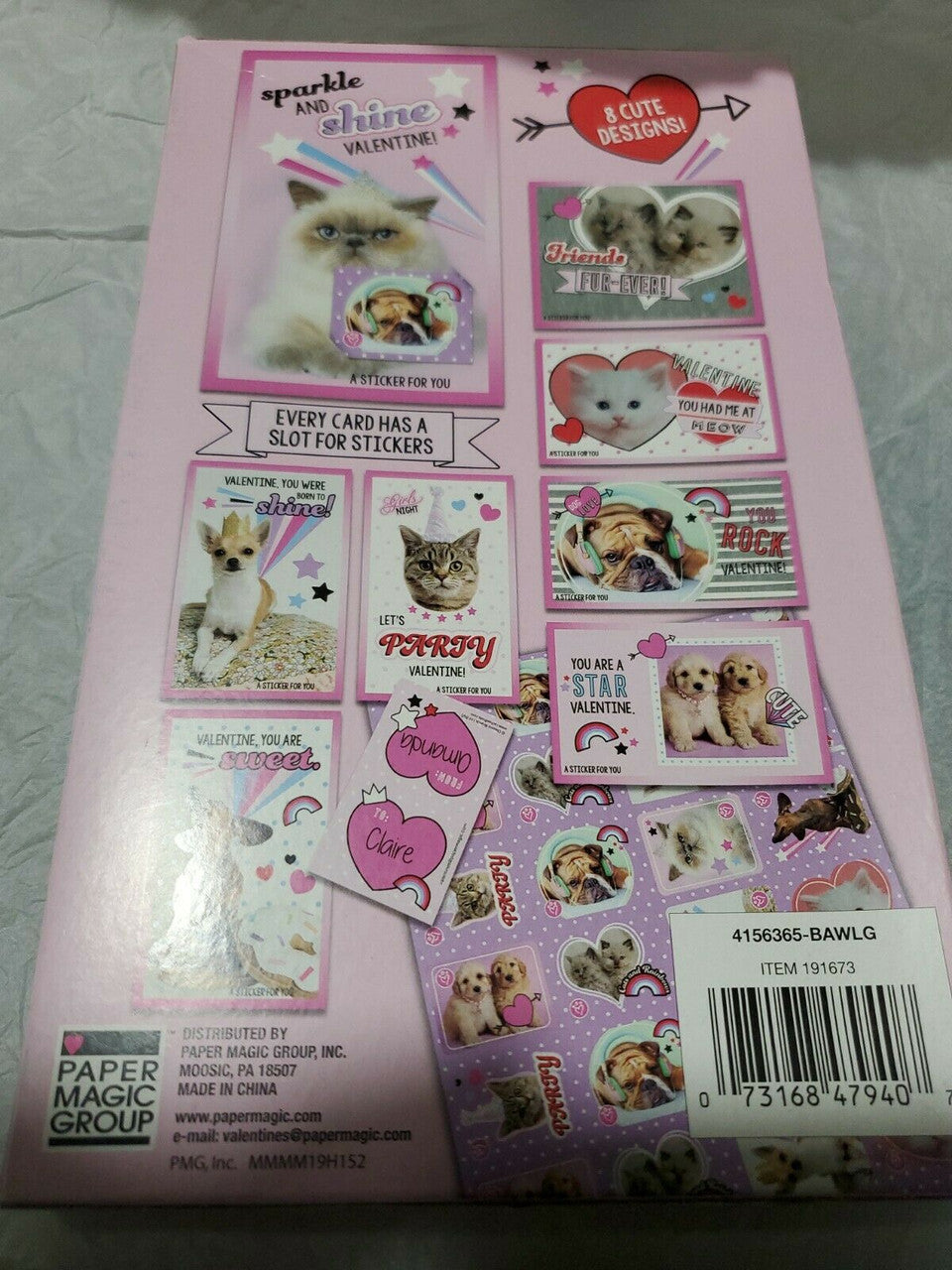 Rachaelhale Cute 32 Count Valentines Cards With 32 stickers