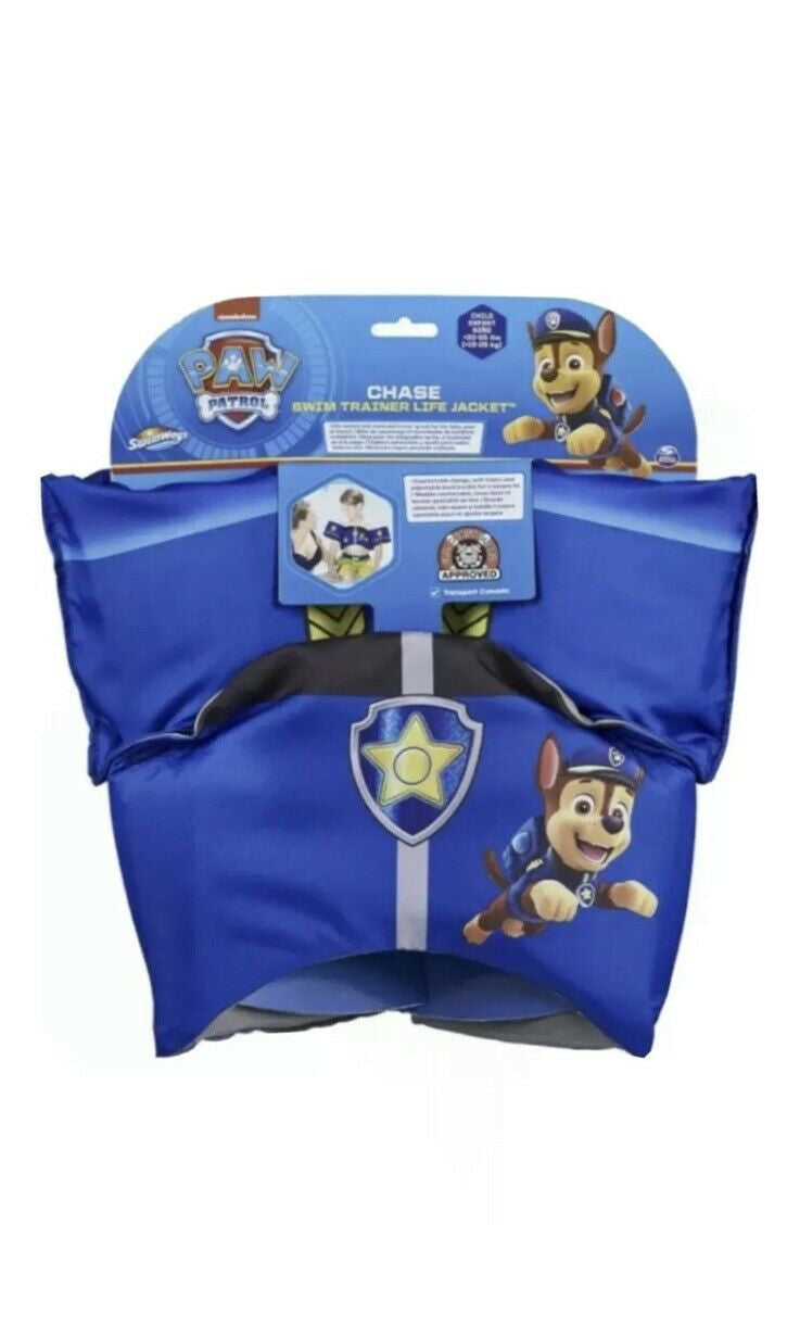 Nickelodeon Paw Patrol Life Jacket Chase Swim Trainer Child 33-55 lbs SwimWays