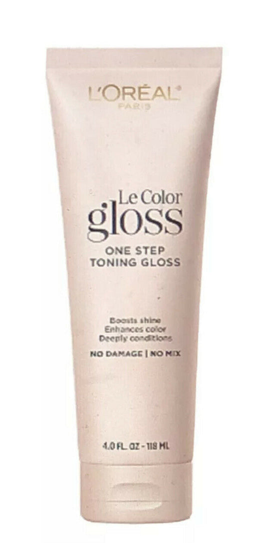 L'Oreal Paris Le Color 1 Step Hair Toning Gloss CLEAR Deep Condition