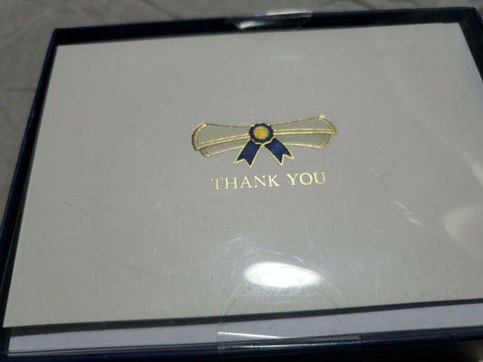 Graduation Pack of 50 Thank You Note Cards & Envelopes Punch Studio