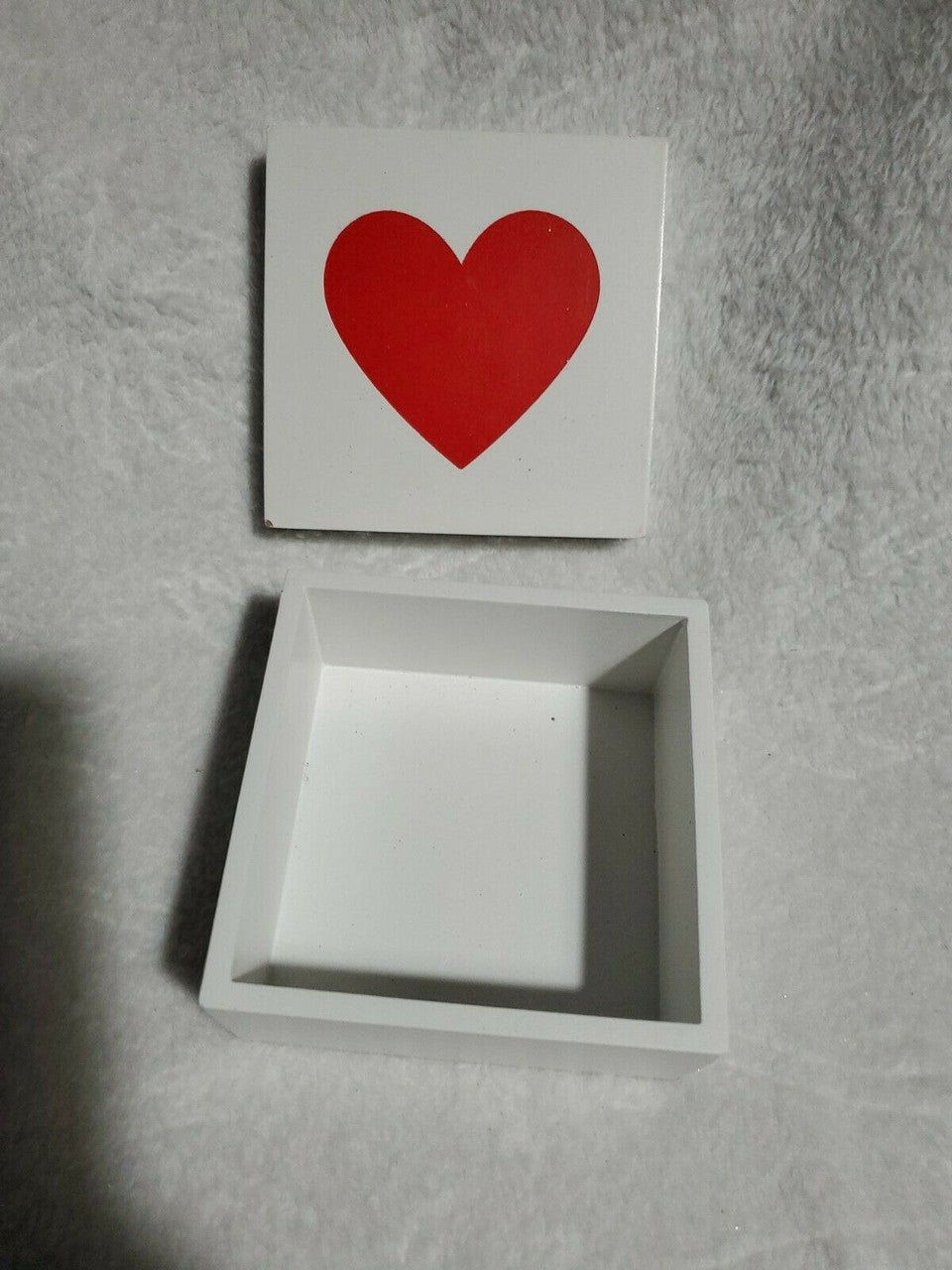 Valentines Day Gift Box Happy Valentine's Days wood white