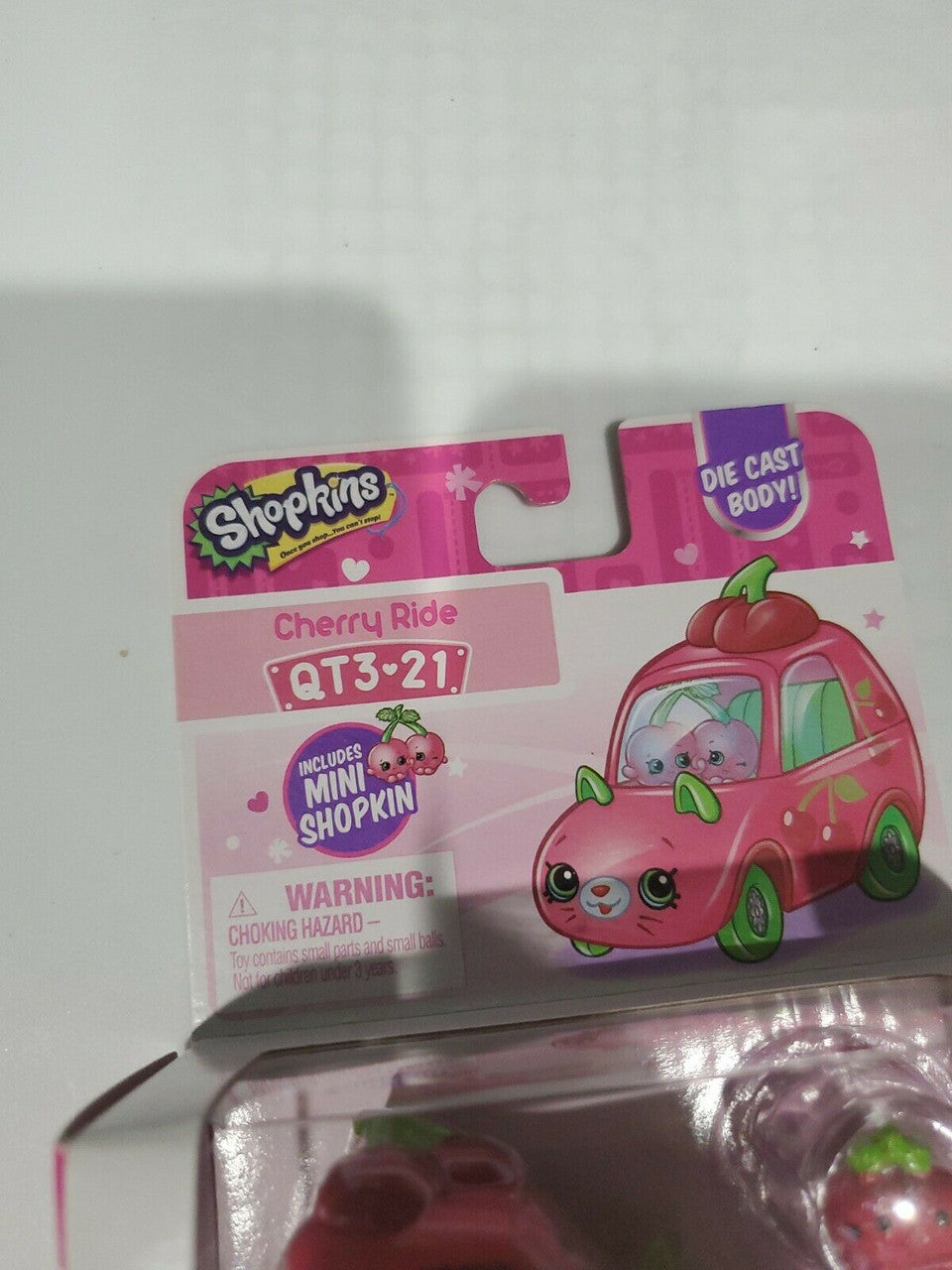 Shopkins Cutie Cars QT3-21 Cherry Ride Series 3