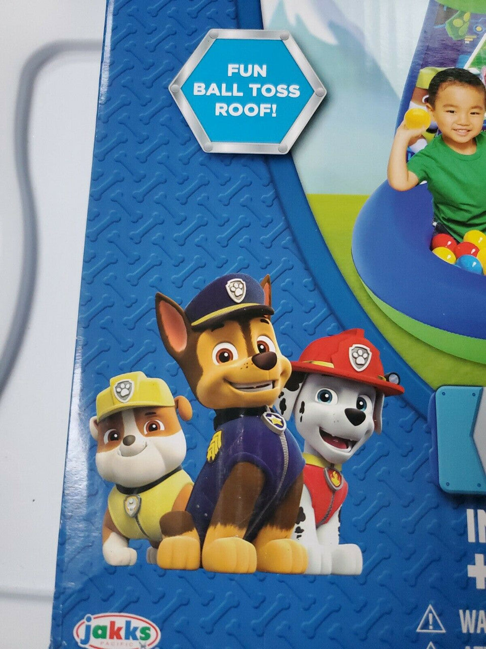Code Paw Colorful Inflatable Playland Set with 20 Soft Balls Paw Patrol