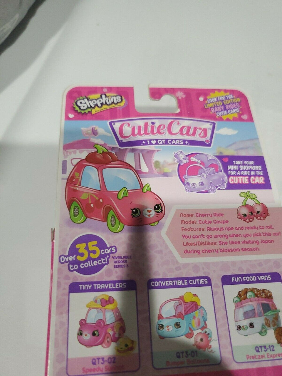 Shopkins Cutie Cars QT3-21 Cherry Ride Series 3