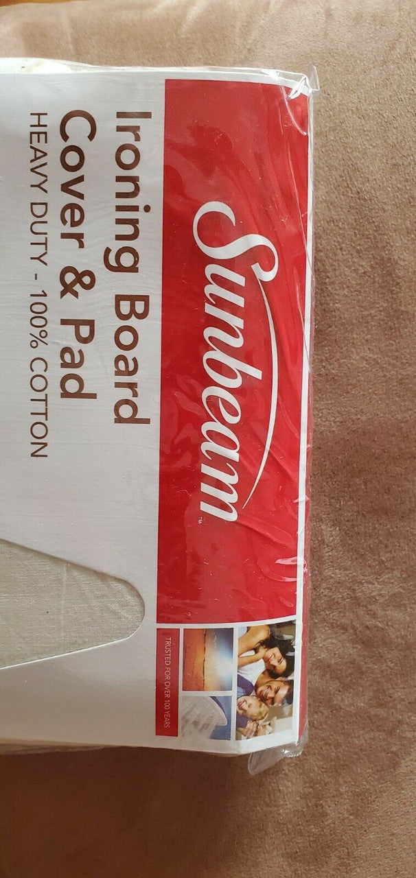 Sunbeam 15" x 54" Scorch Resistant Ironing Iron Board Cover and Pad- IB45095