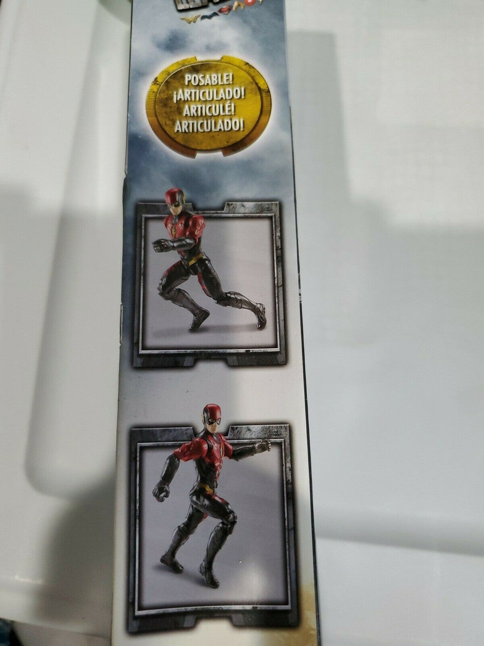 THE FLASH STEALTH SUIT ( 12" )  ( 2018 ) JUSTICE LEAGUE ACTION FIGURE ( MATTEL )