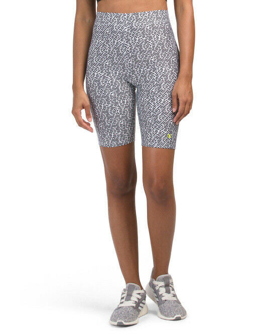 WOMEN SHORTS CHAMPION PRINTED BIKE SHORTS XS white black