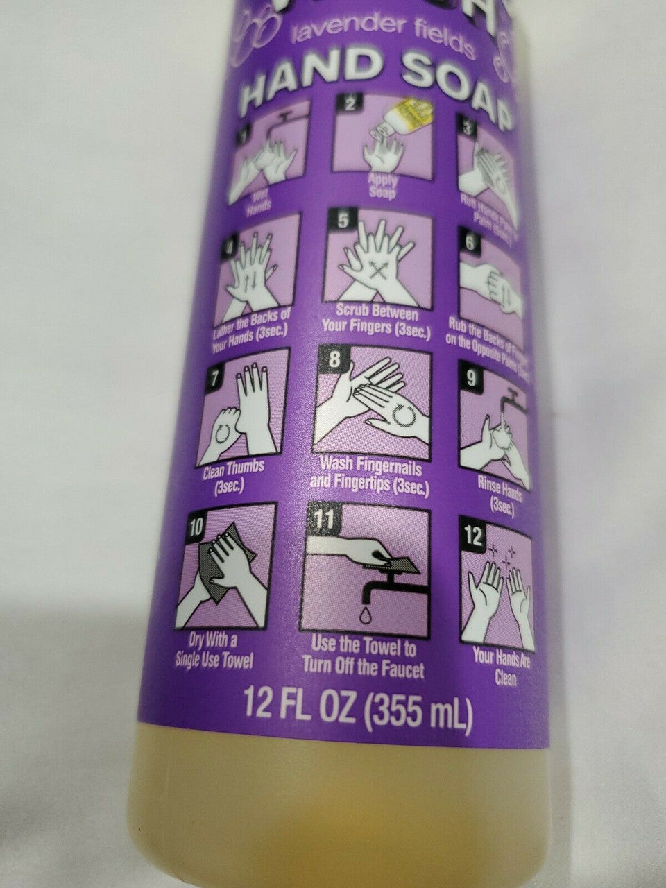 How To Wash Lavender Fields Hand Soap Naturally Derived 12 oz Bottle