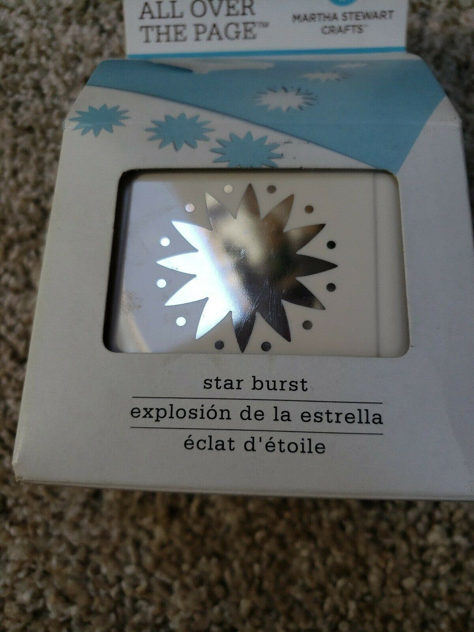 STAR BURST Martha Stewart Punch All Over the Page