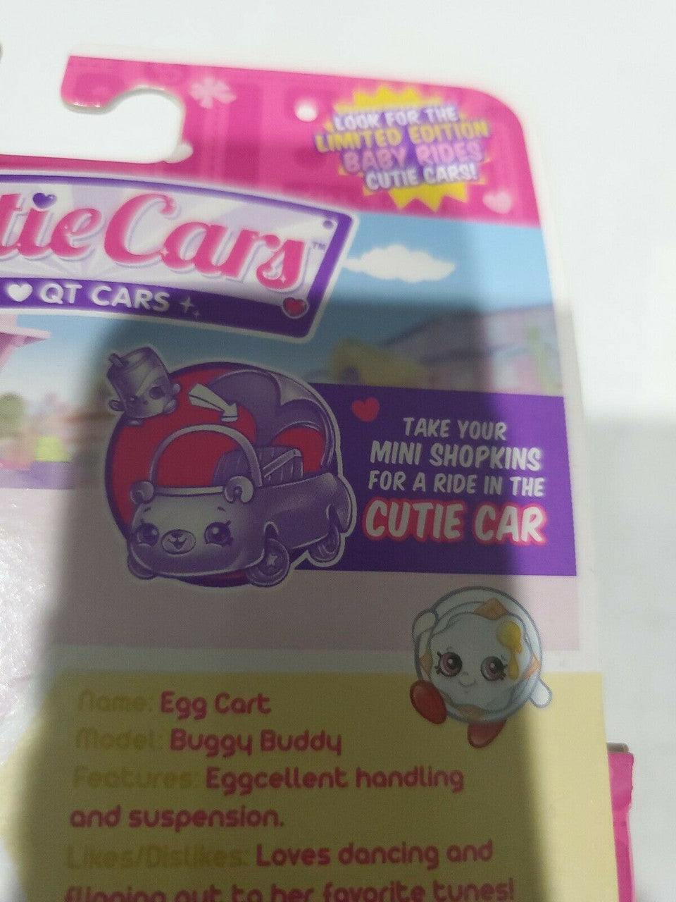 Shopkins Cutie Cars QT3-22 Egg Cart Series 3