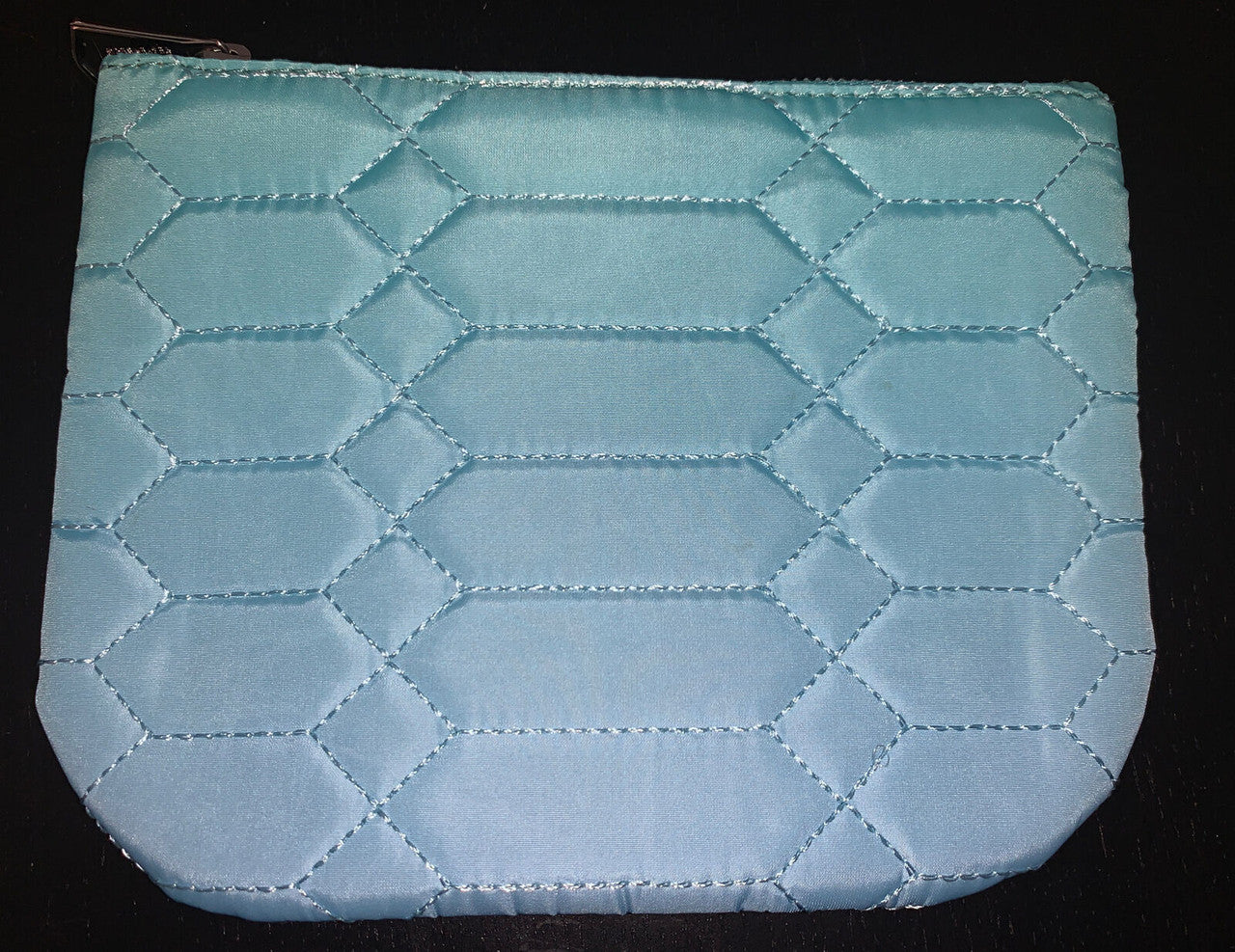 Aimee Kestenberg Set Of 3 Blue Ombre Diamond Quilt