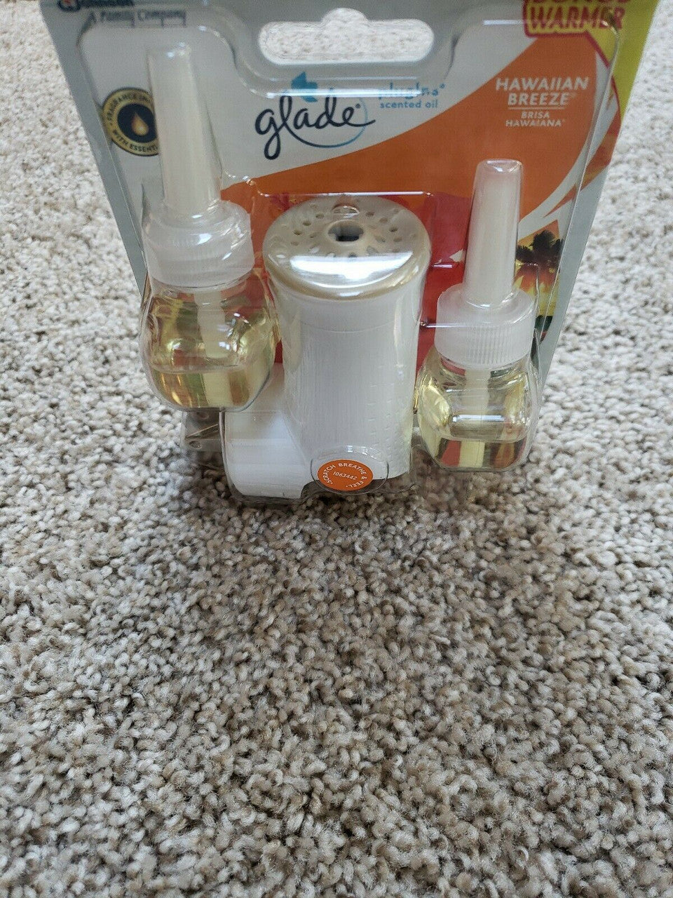 Glade PlugIns Hawaiian Breeze 1 Warmer And 2 Refills