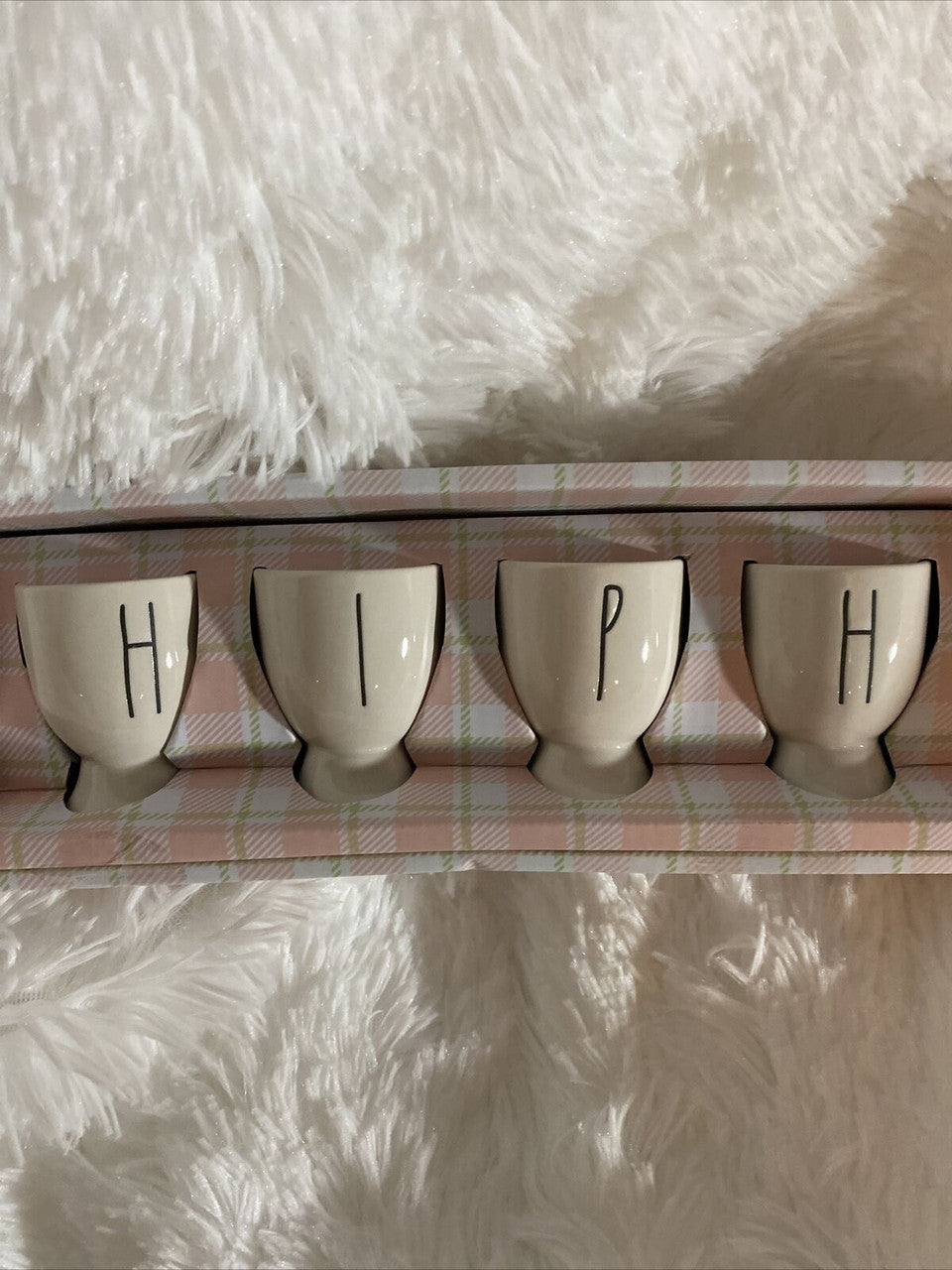 Rae Dunn Easter Egg Cups “HIP HOP”