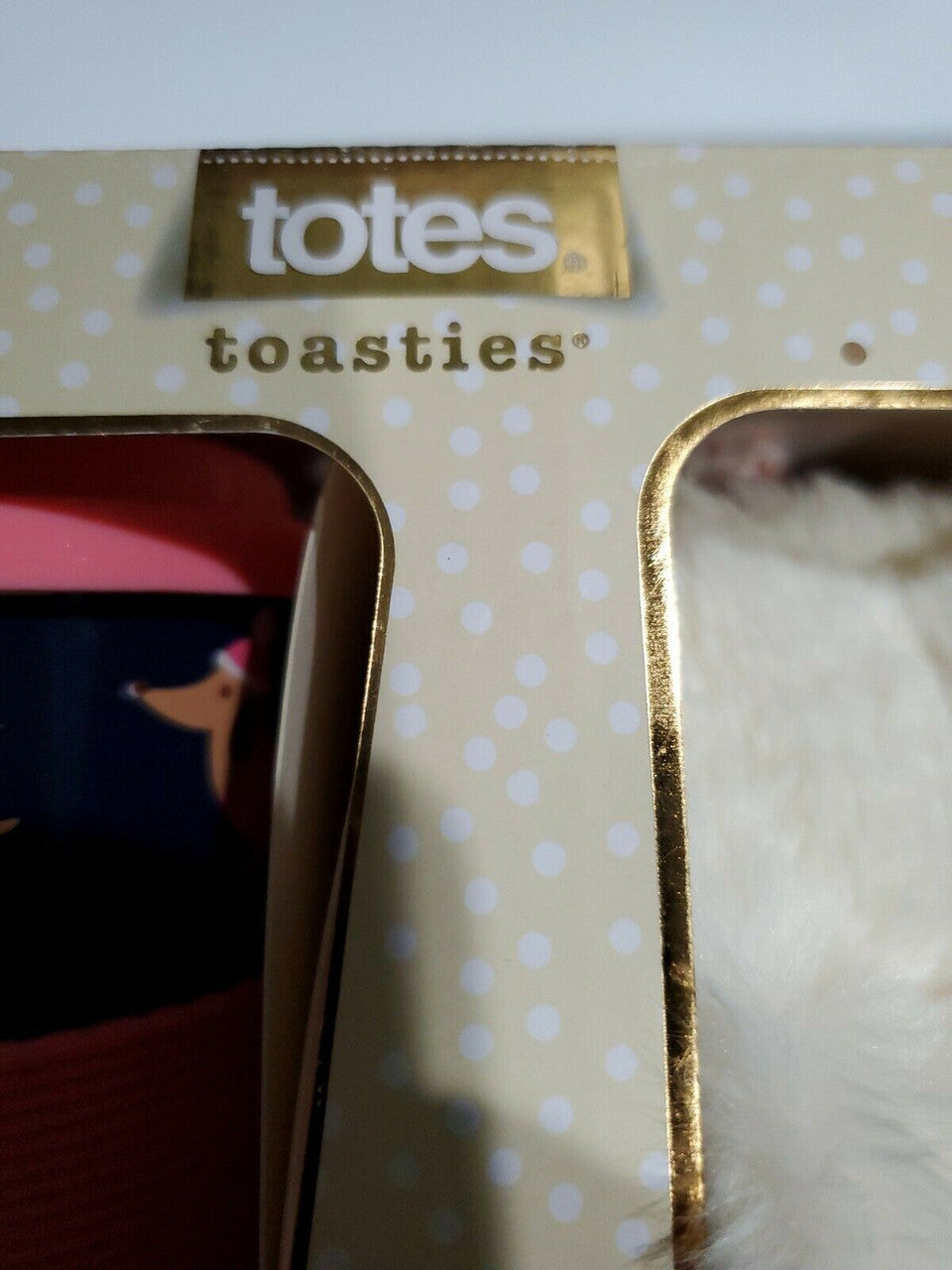 Totes Toasties Pink Dachshund Ceramic Travel Mug w/One-Size Flip Mitt Gloves