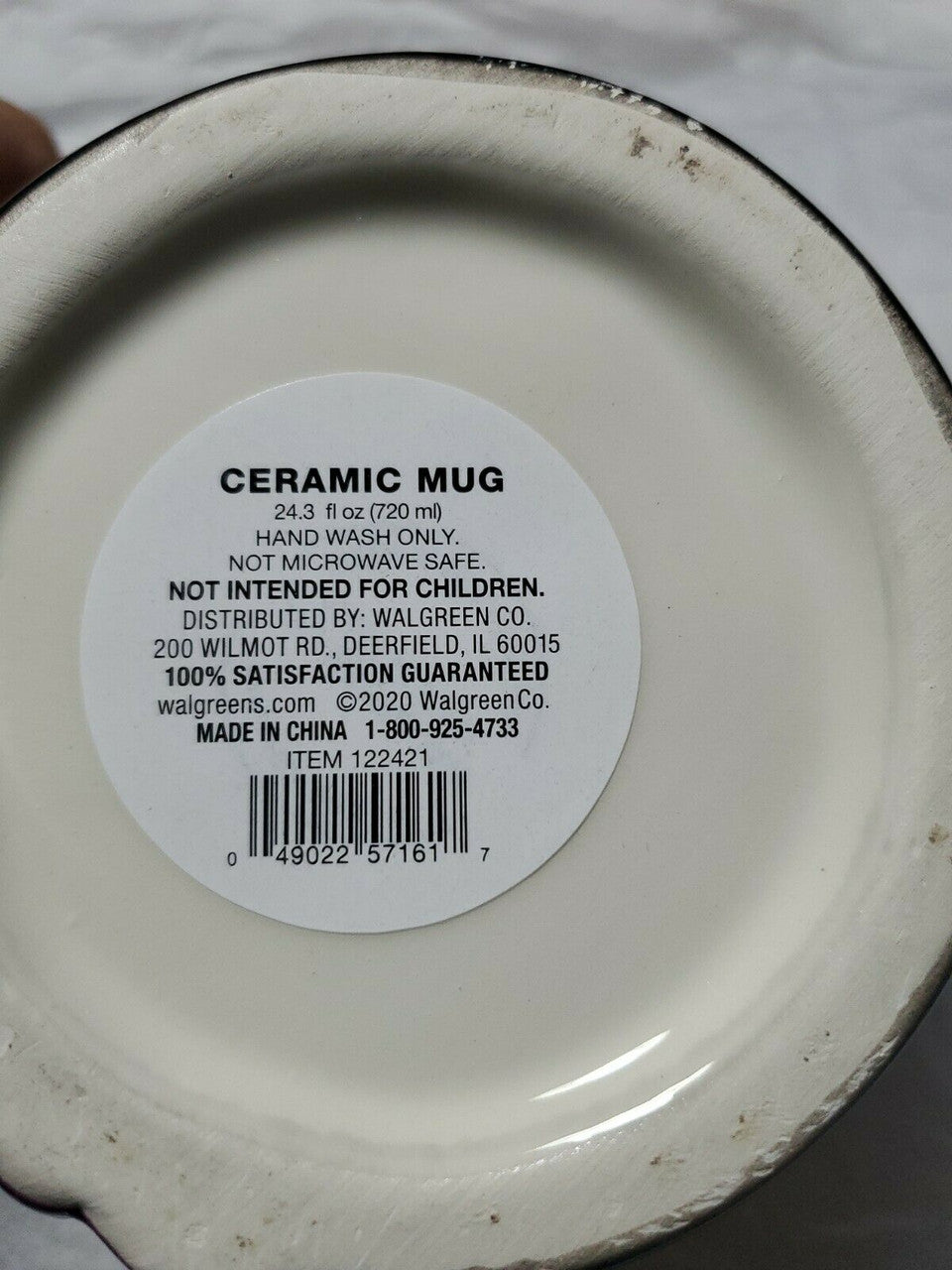 Dracula Mug 24.3 oz Large Ceramic Vampire Mug Halloween Exclusive   1120