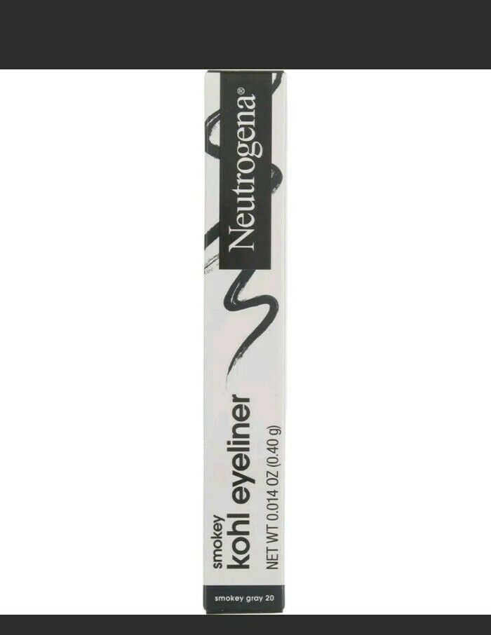 Neutrogena Smokey Kohl Eyeliner, Smokey Gray 20, Water Resistant, 0.014 oz