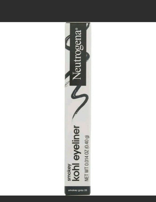 Neutrogena Smokey Kohl Eyeliner, Smokey Gray 20, Water Resistant, 0.014 oz